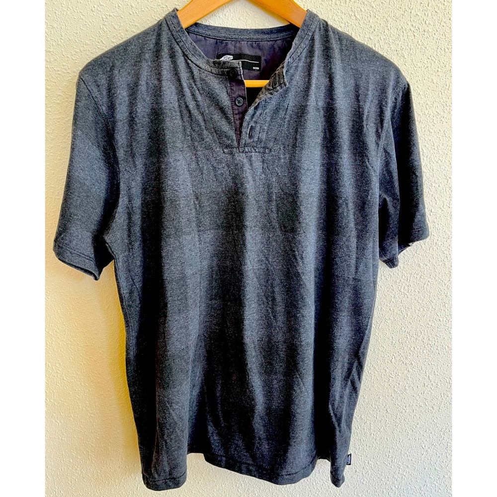 VANS gray striped shirt